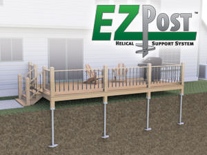 advantages of the ez post system can be installed year round bearing 