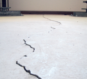 floor crack